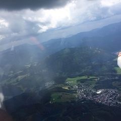 Flugwegposition um 14:35:19: Aufgenommen in der Nähe von St. Sebastian, Österreich in 1937 Meter